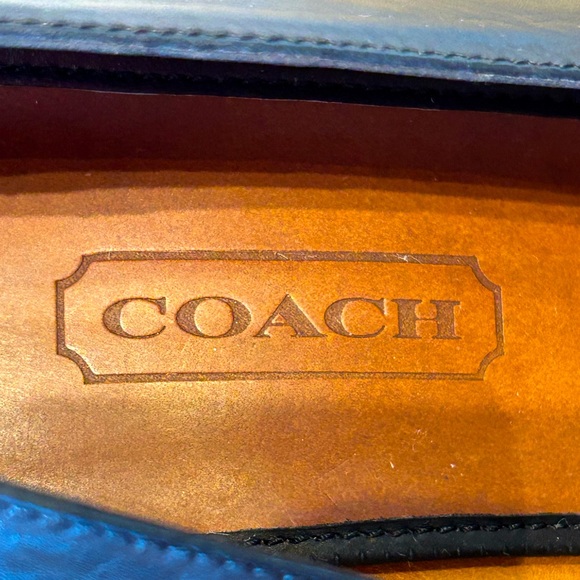 NWOT COACH s9.5🔥80s VINTAGE Never worn blk leather pumps Made in Italy Pristine - Picture 5 of 8